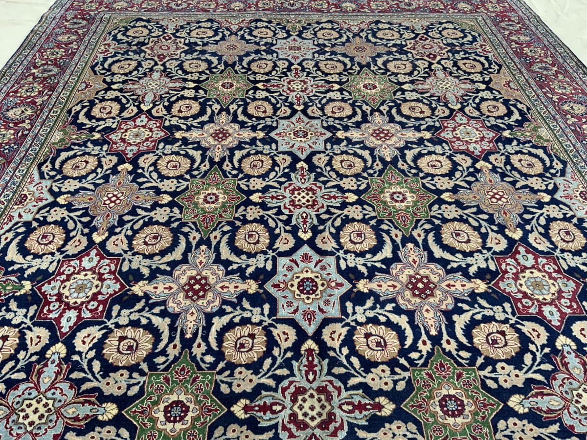 Vintage Tabriz Mashayekhi 382x297cm | Rug# 10333