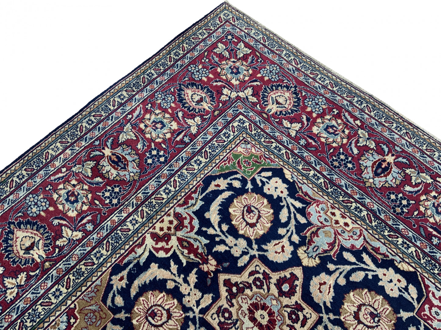 Vintage Tabriz Mashayekhi 382x297cm | Rug# 10333