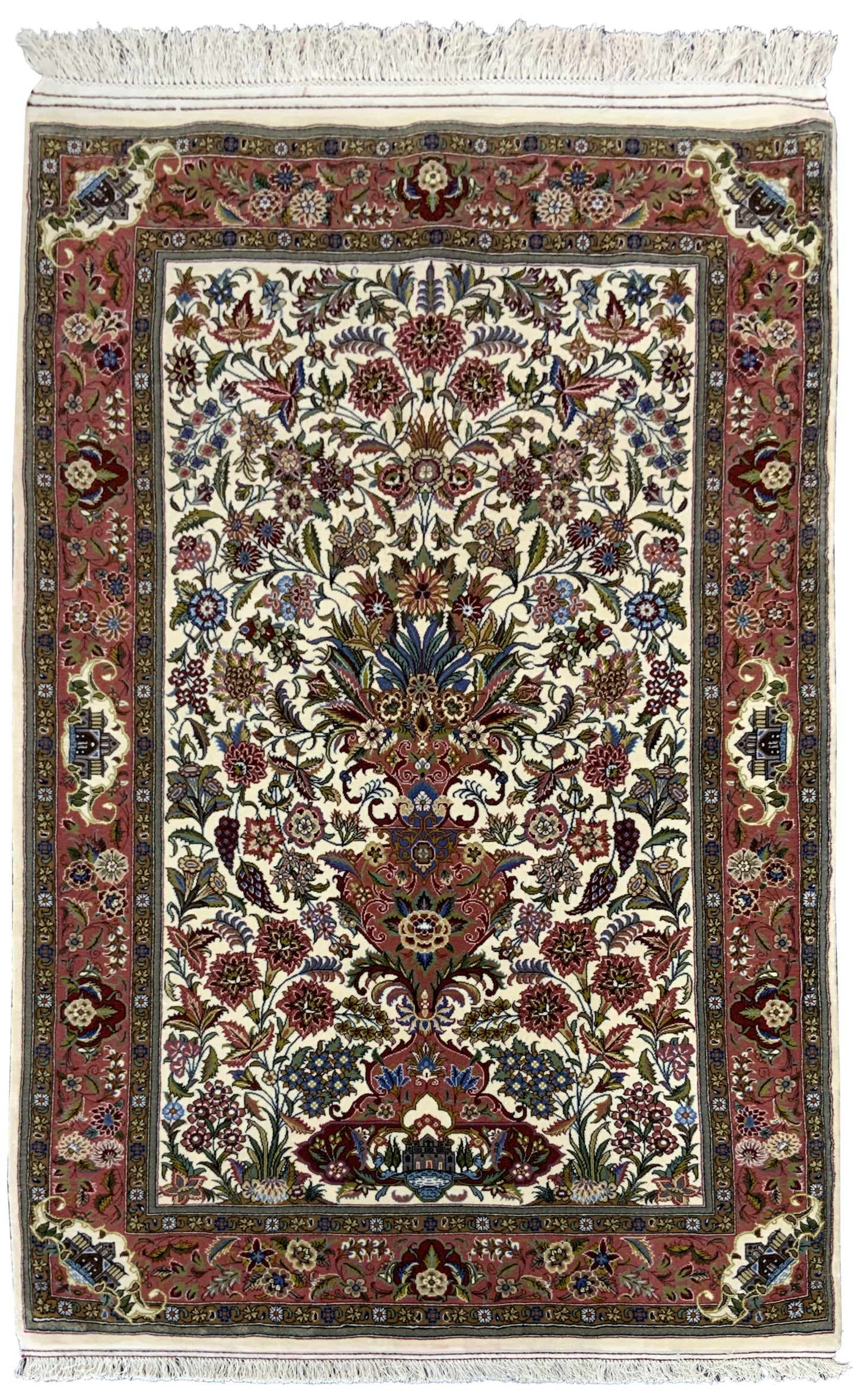Superfine Isfahan Sherkat 174x100cm | Rug# 10376 (APA)