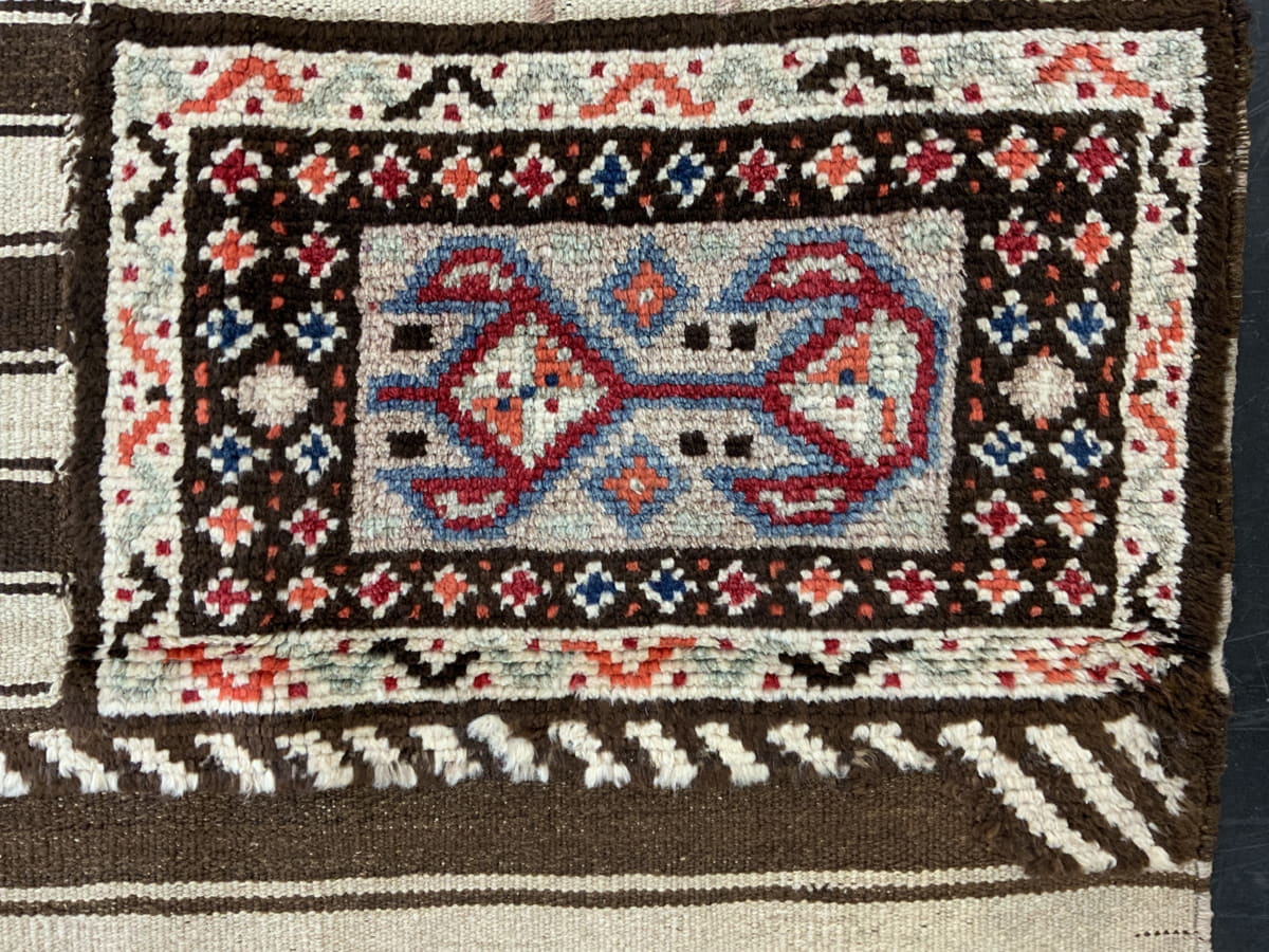 Antique grain bag 97x94cm | Rug# 10510