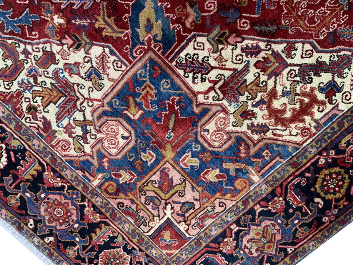 Superfine Vintage Heriz 398x288cm | Rug# 10582