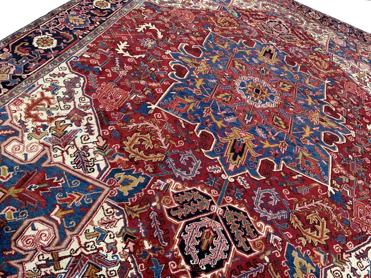 Superfine Vintage Heriz 398x288cm | Rug# 10582