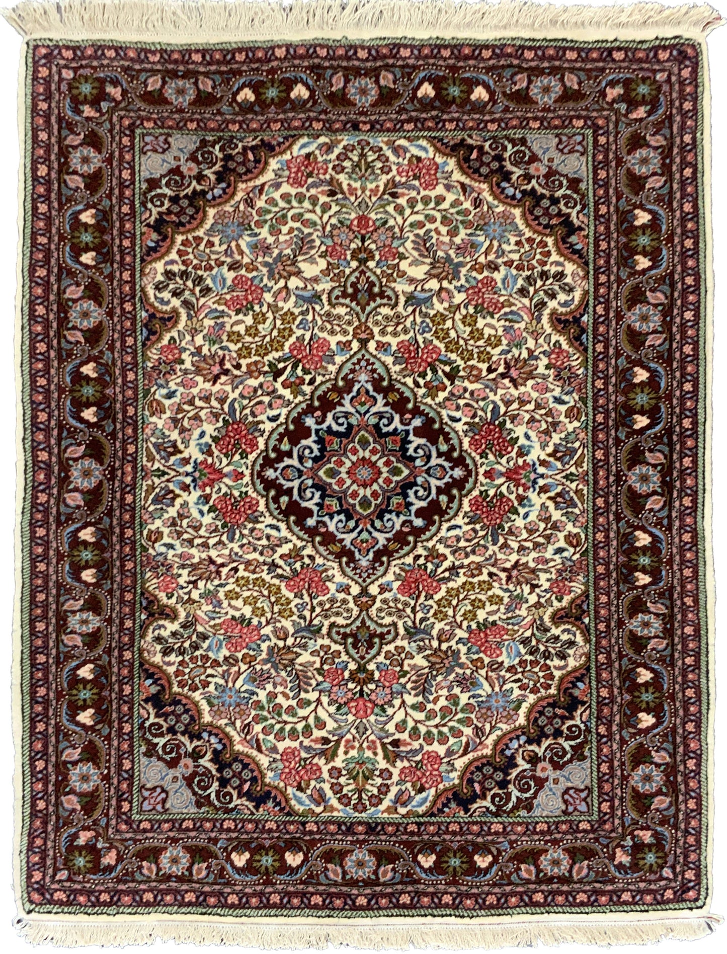 Superfine Sarouk Sherkat 142x114cm | Rug# 10586