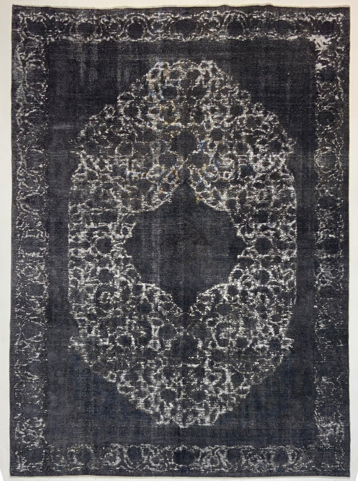 Vintage-Distressed Overdyed Rug 383x271cm | Rug# 10647