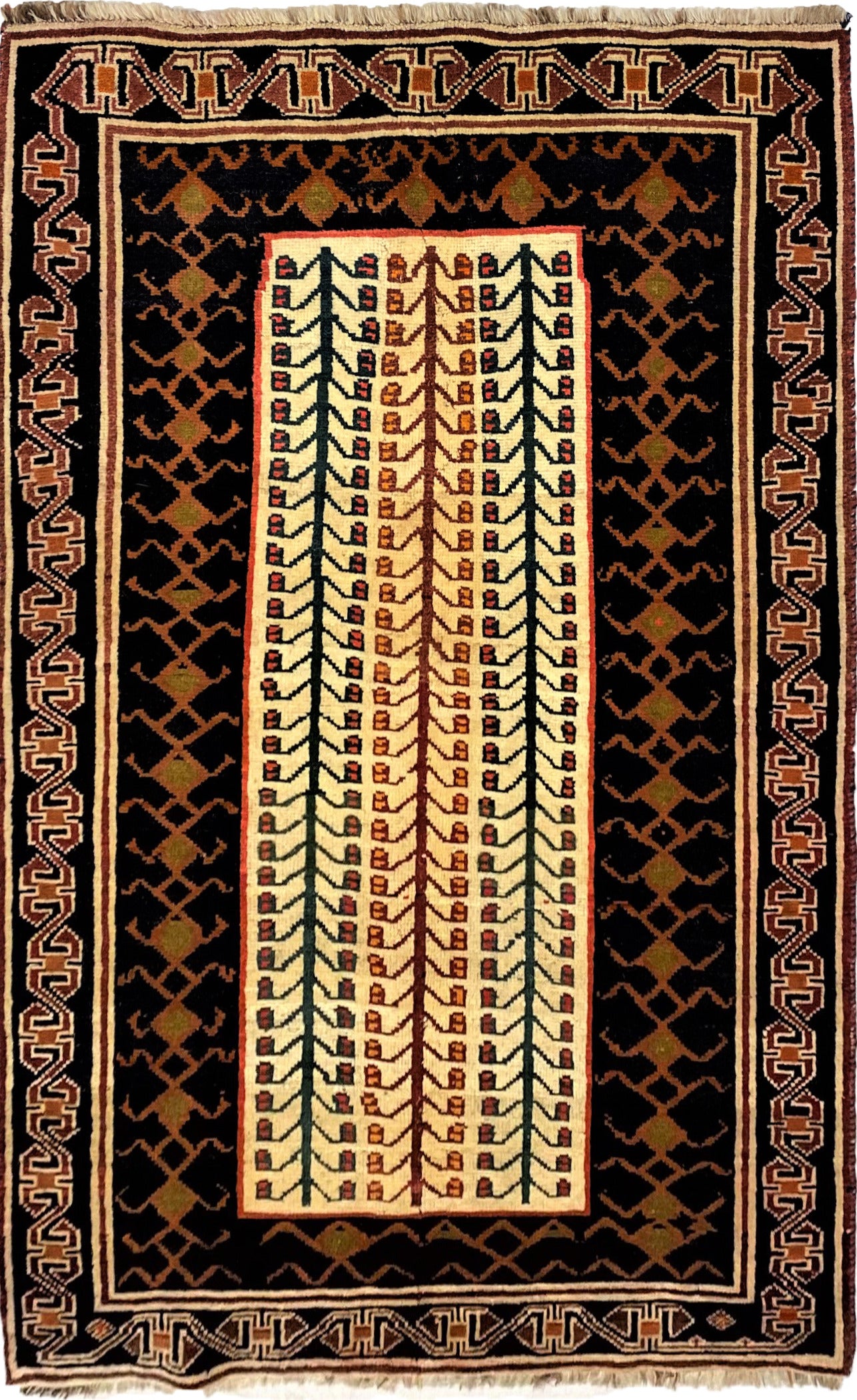Nomadic Gabbeh 203x116cm | Rug# 12175