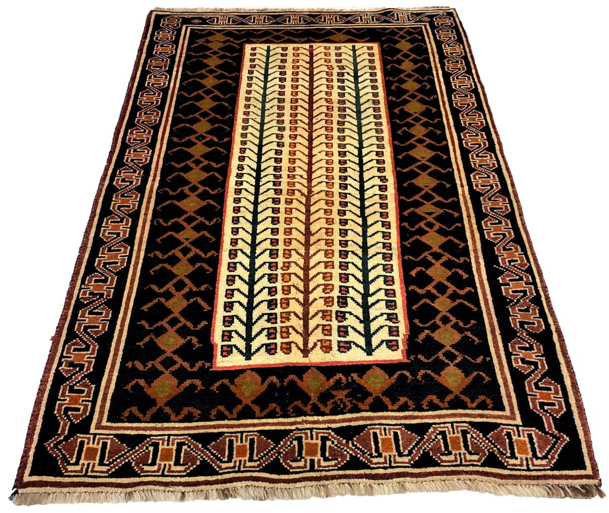 Vintage Qashqai Gabbeh 203x116cm