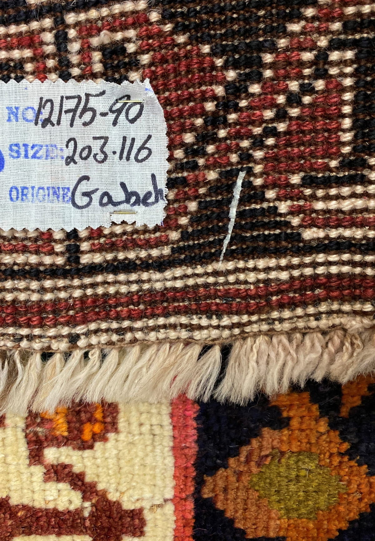 Nomadic Gabbeh 203x116cm | Rug# 12175