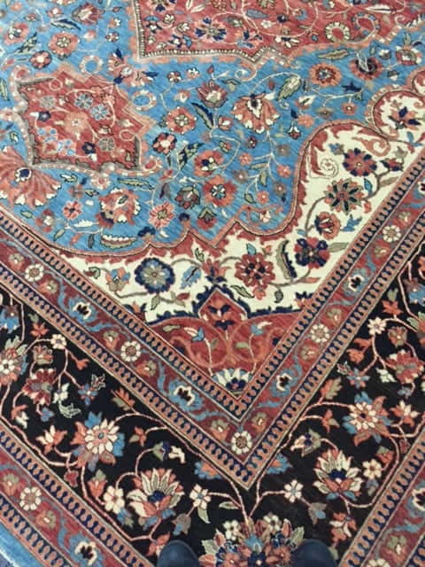 Antique Motasham-Kashan inspired 368x273cm | Rug# 14113