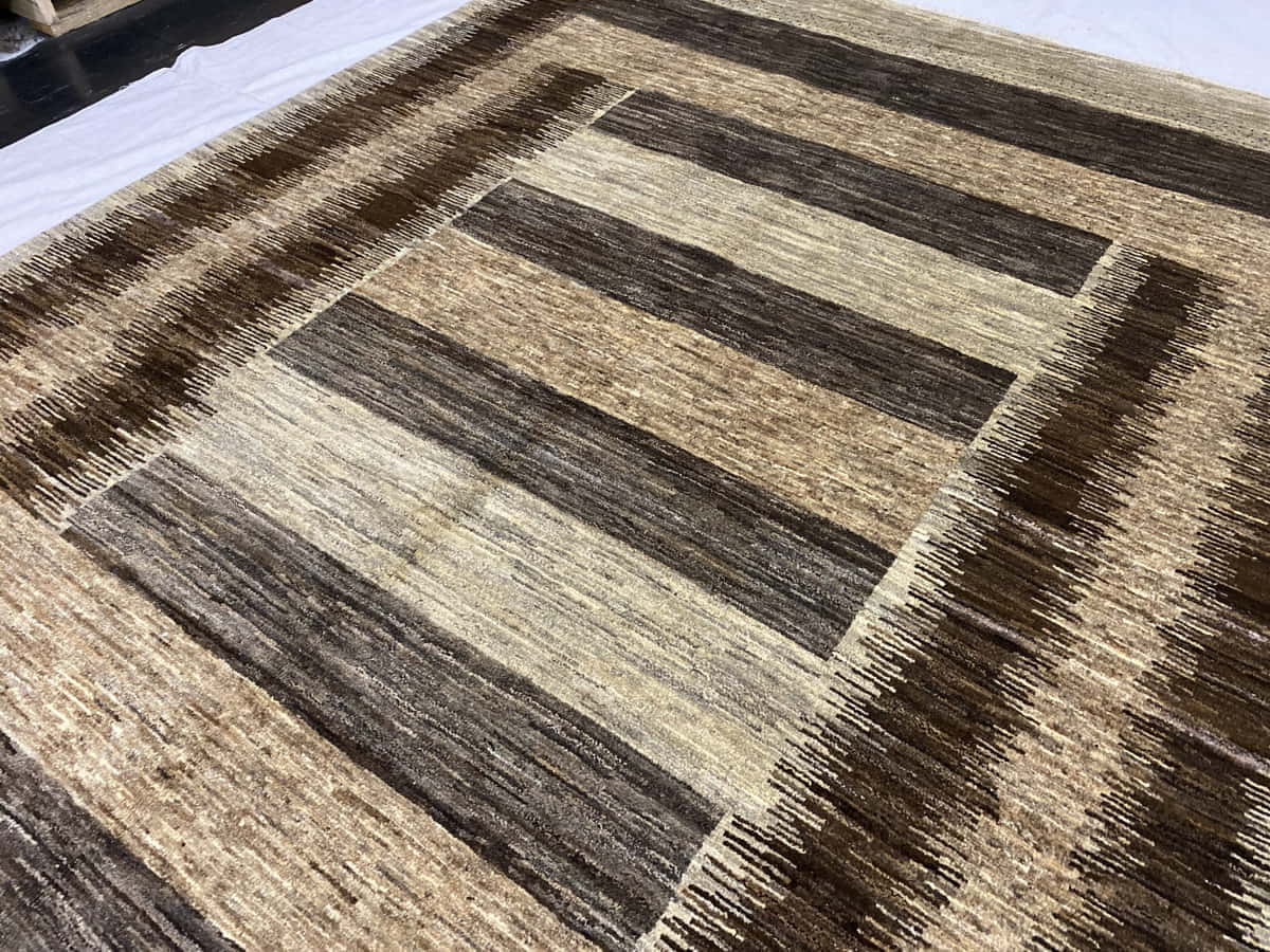 Turkaman-weave Afghan Modern-Gabbeh 233x180cm | Rug# 22580