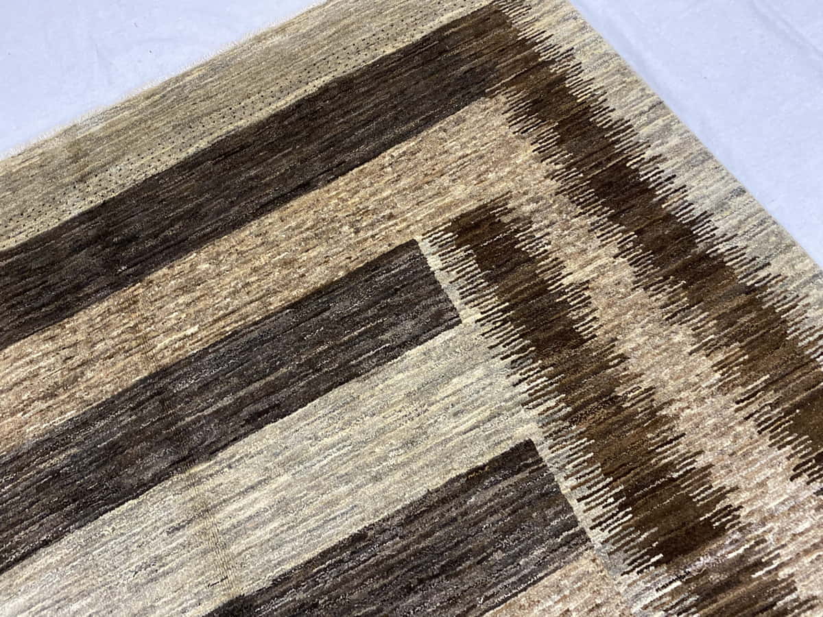 Turkaman-weave Afghan Modern-Gabbeh 233x180cm | Rug# 22580