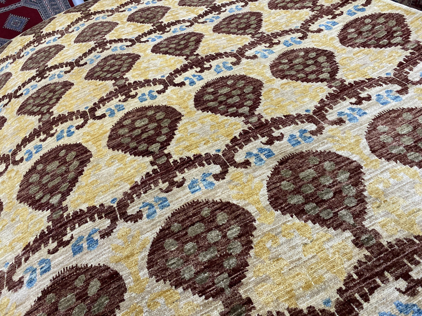 Afghan Turkaman weave, Ikat designer rug 256x166cm | Rug# 23935