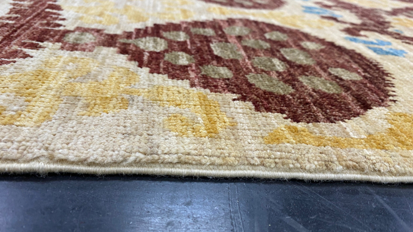 Afghan Turkaman weave, Ikat designer rug 256x166cm | Rug# 23935
