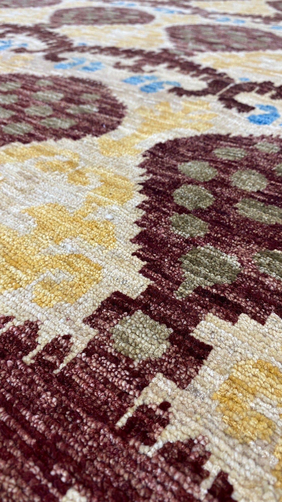 Afghan Turkaman weave, Ikat designer rug 256x166cm | Rug# 23935