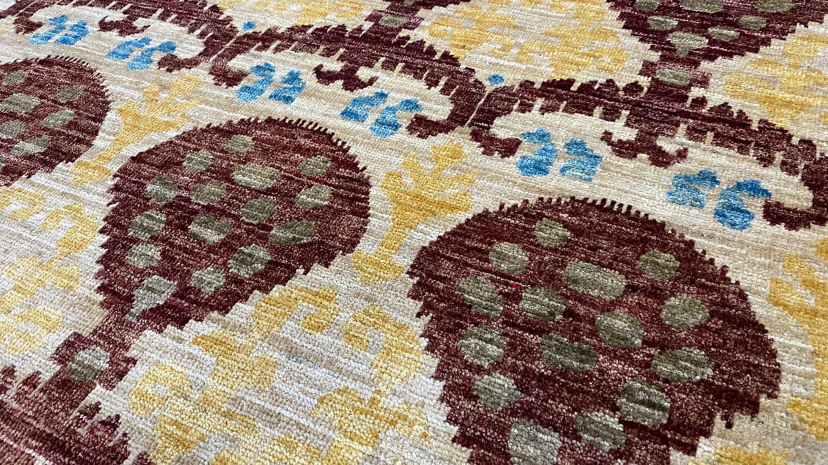 Afghan Turkaman weave, Ikat designer rug 256x166cm | Rug# 23935