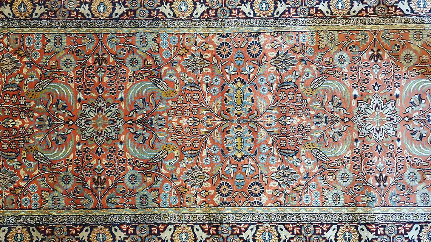 Srinagar silk runner 339x81cm | Rug# 23977