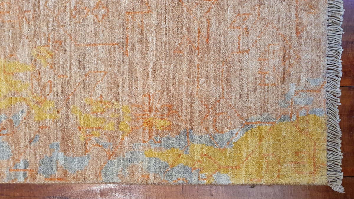 Afghan Turkaman weave, modern design sampler 134x73cm | Rug# 24020