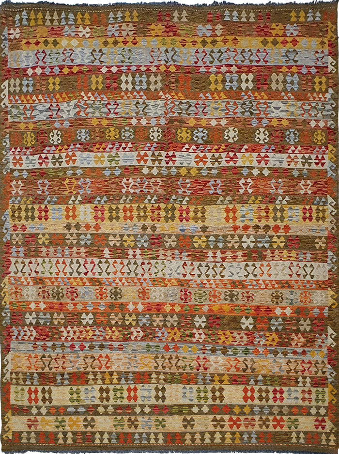 Hand woven Afghan flatweave Kilim 294x200cm | Rug# 24242