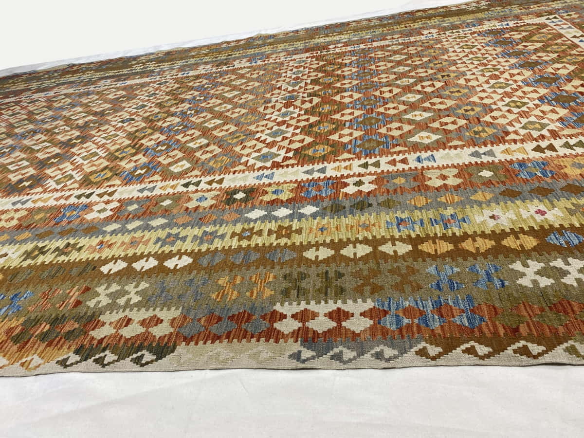 Oversized flatweave Kilim 503x310cm | Rug# 24417