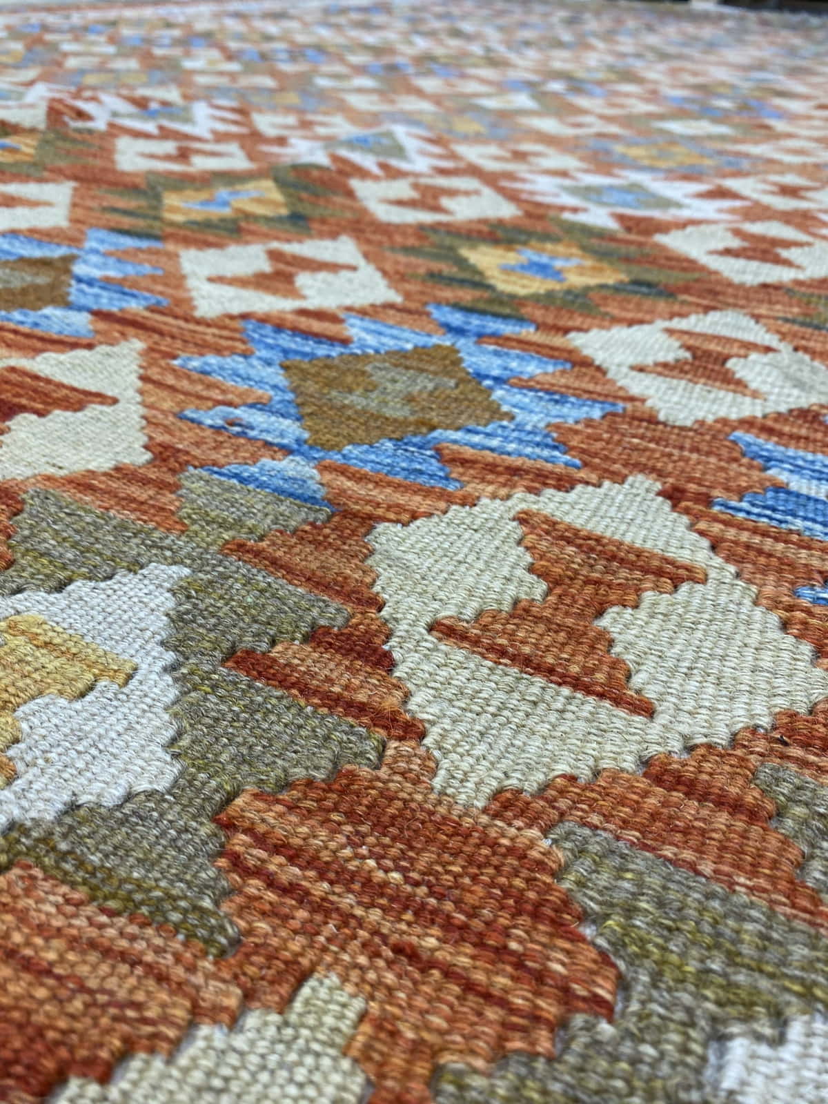 Oversized flatweave Kilim 503x310cm | Rug# 24417
