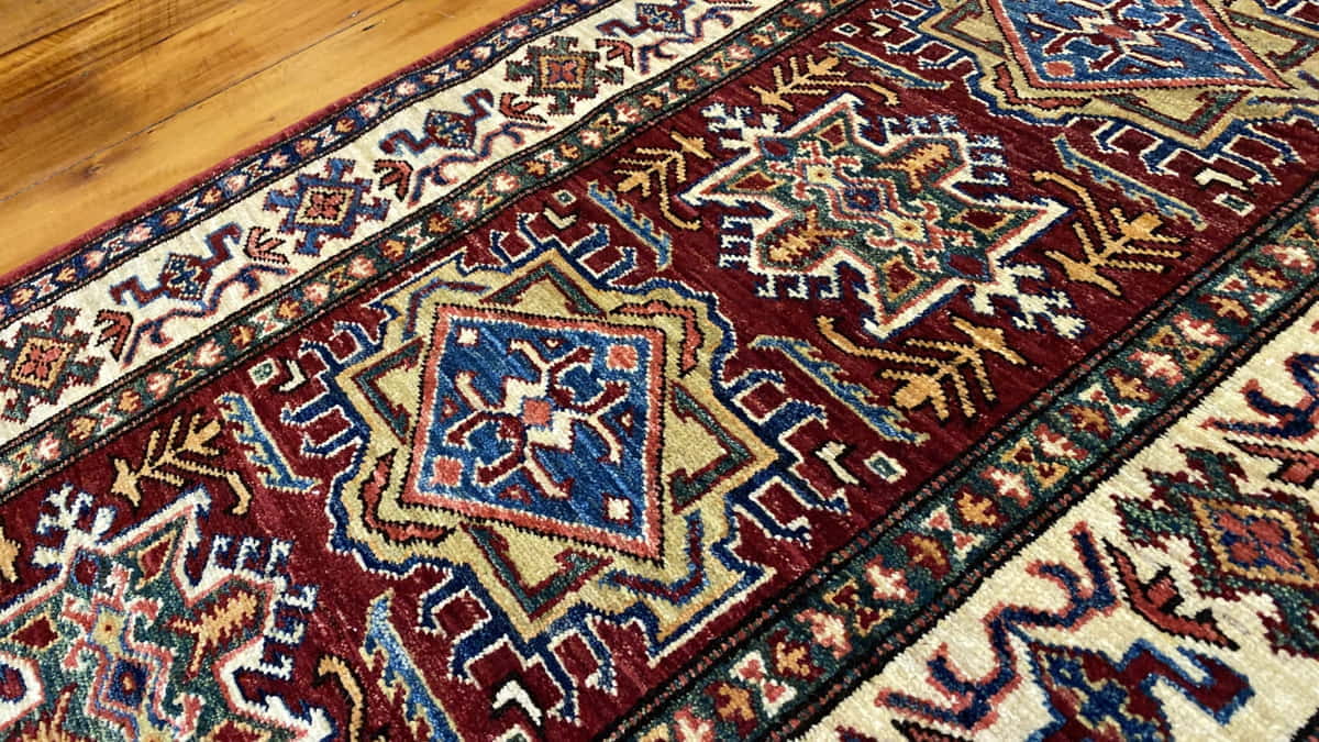 Afghan Chechen weave Hall Runner 290x81cm | Rug# 24747