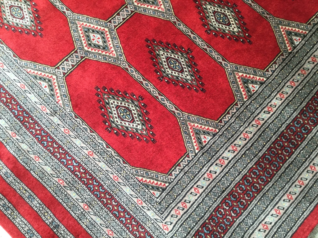 Pakistani Turkaman Bokhara 249x168cm | Rug# 24828 (APA)