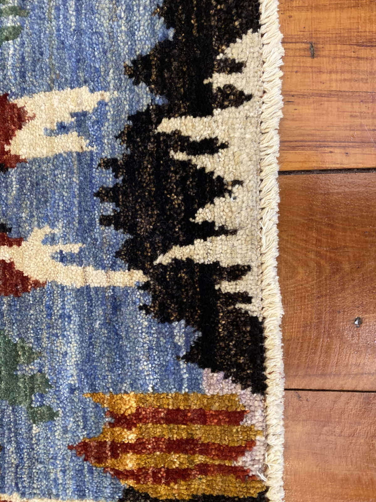 Afghan Turkaman weave, Modern Ikat design 260x192cm | Rug# 24926