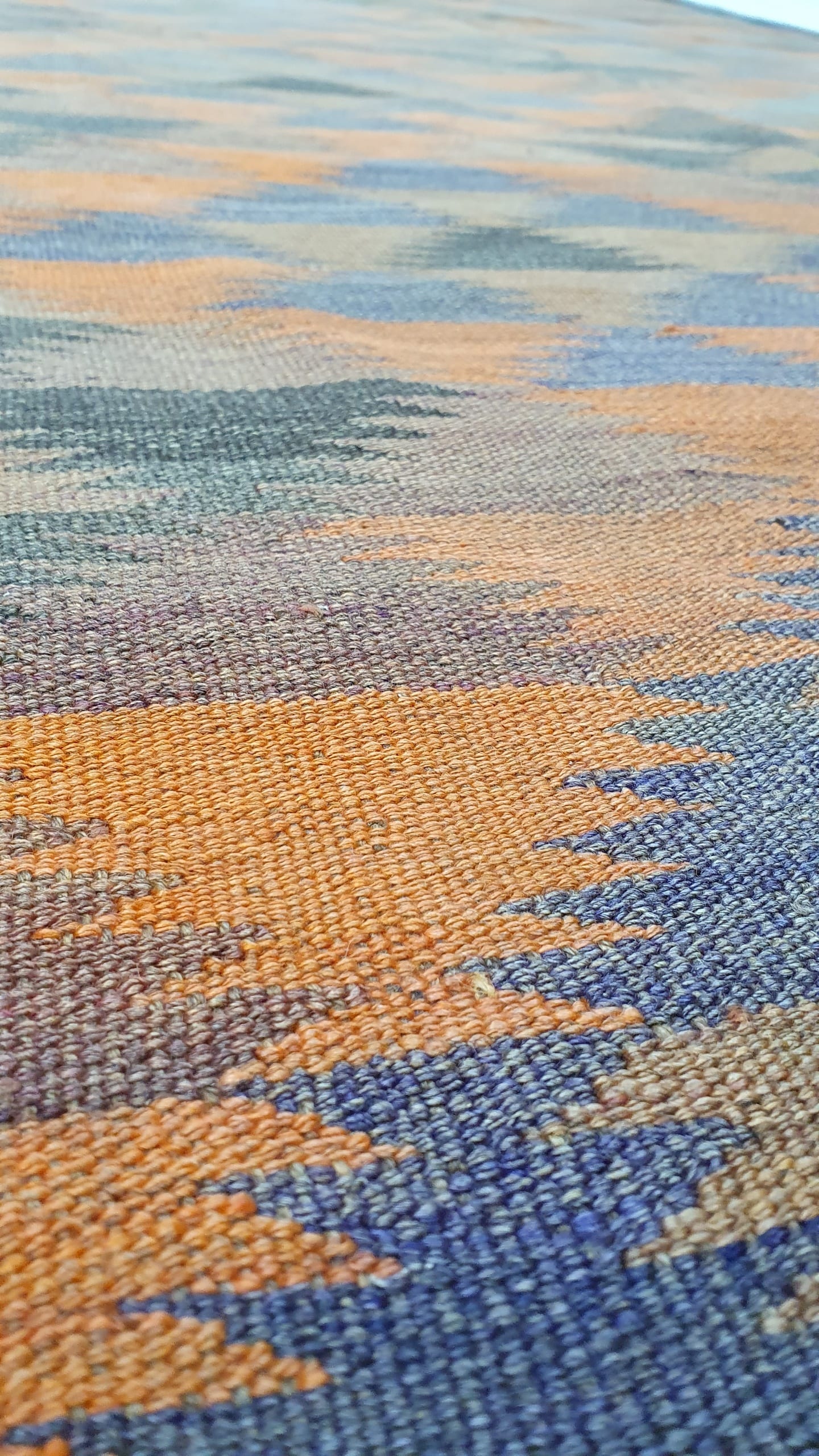 Vintage Flatweave Kilim 457x141cm | Rug# 25177
