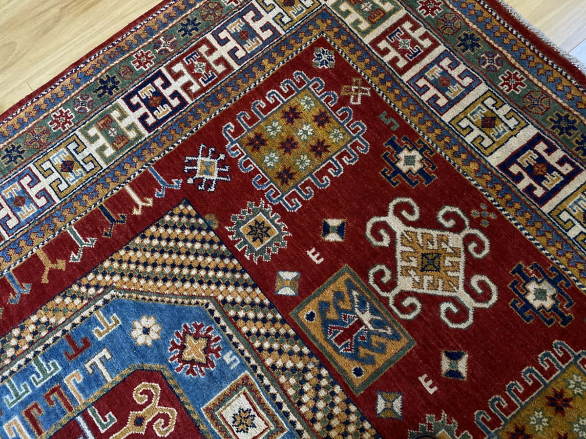 Chechen weave Kazak 273x181cm | Rug# 26025