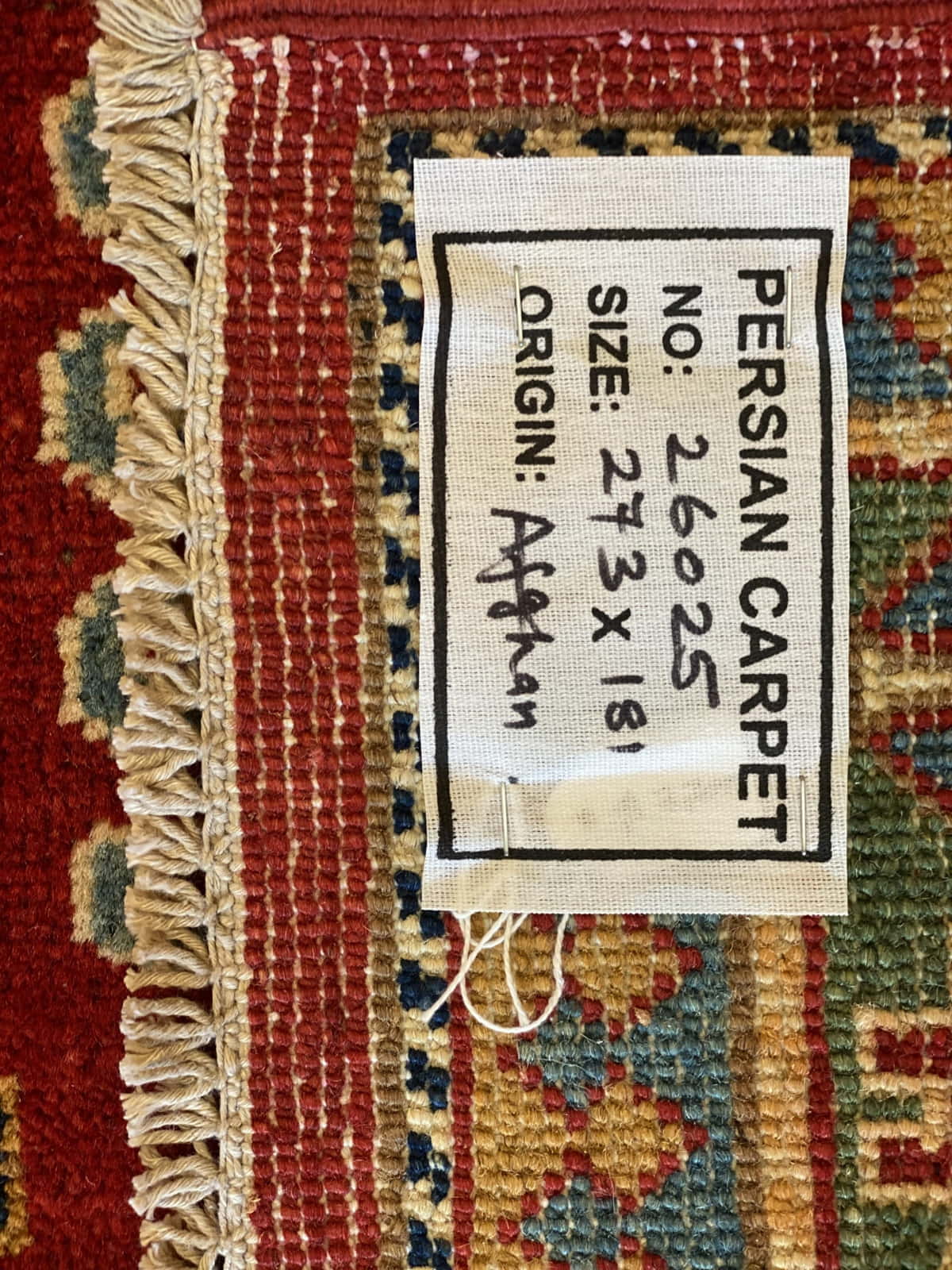 Chechen weave Kazak 273x181cm | Rug# 26025