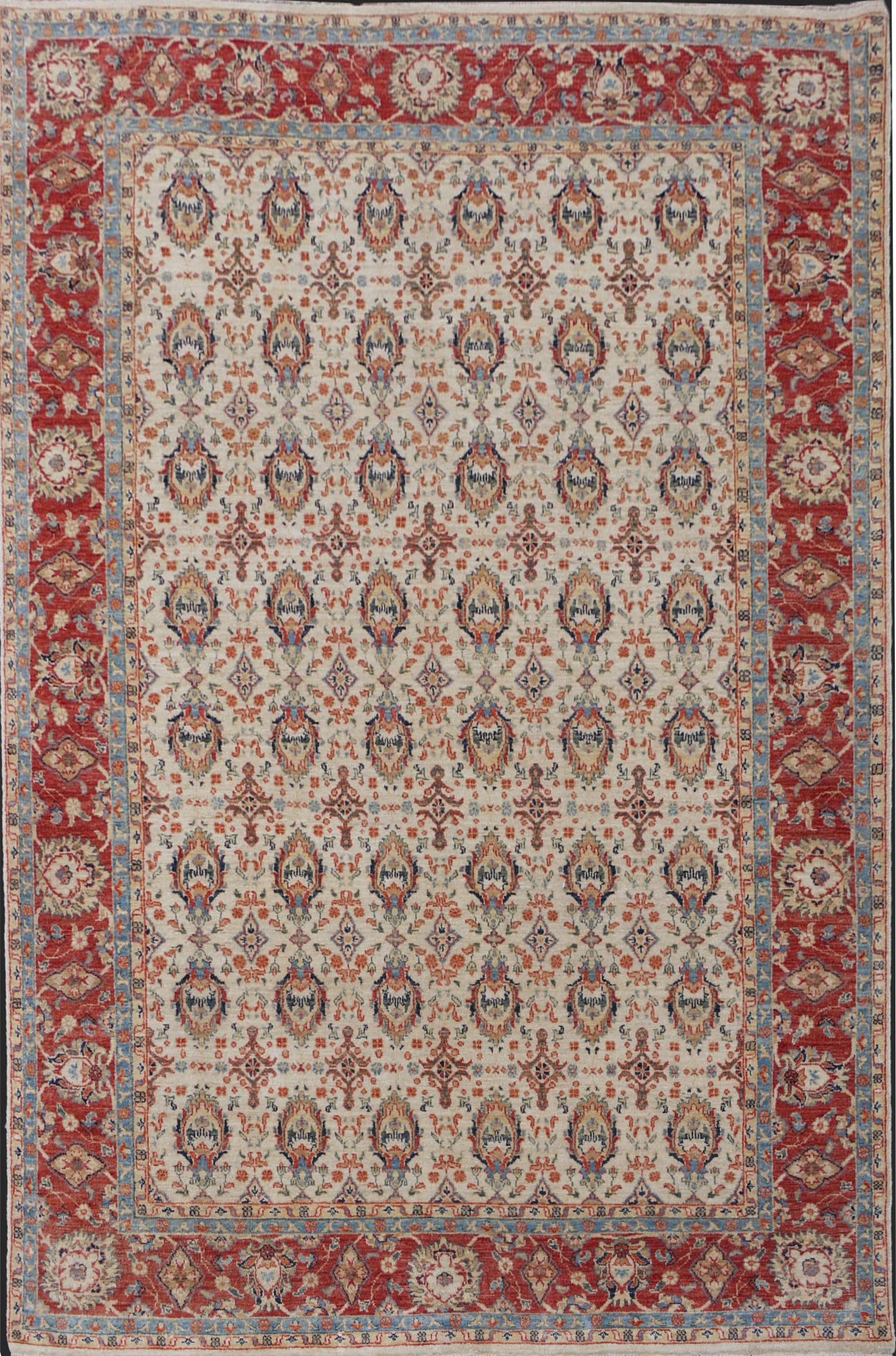 Afghan Turkaman weave, 19th-Century Mogul inspired 255x168cm | Rug# 26193