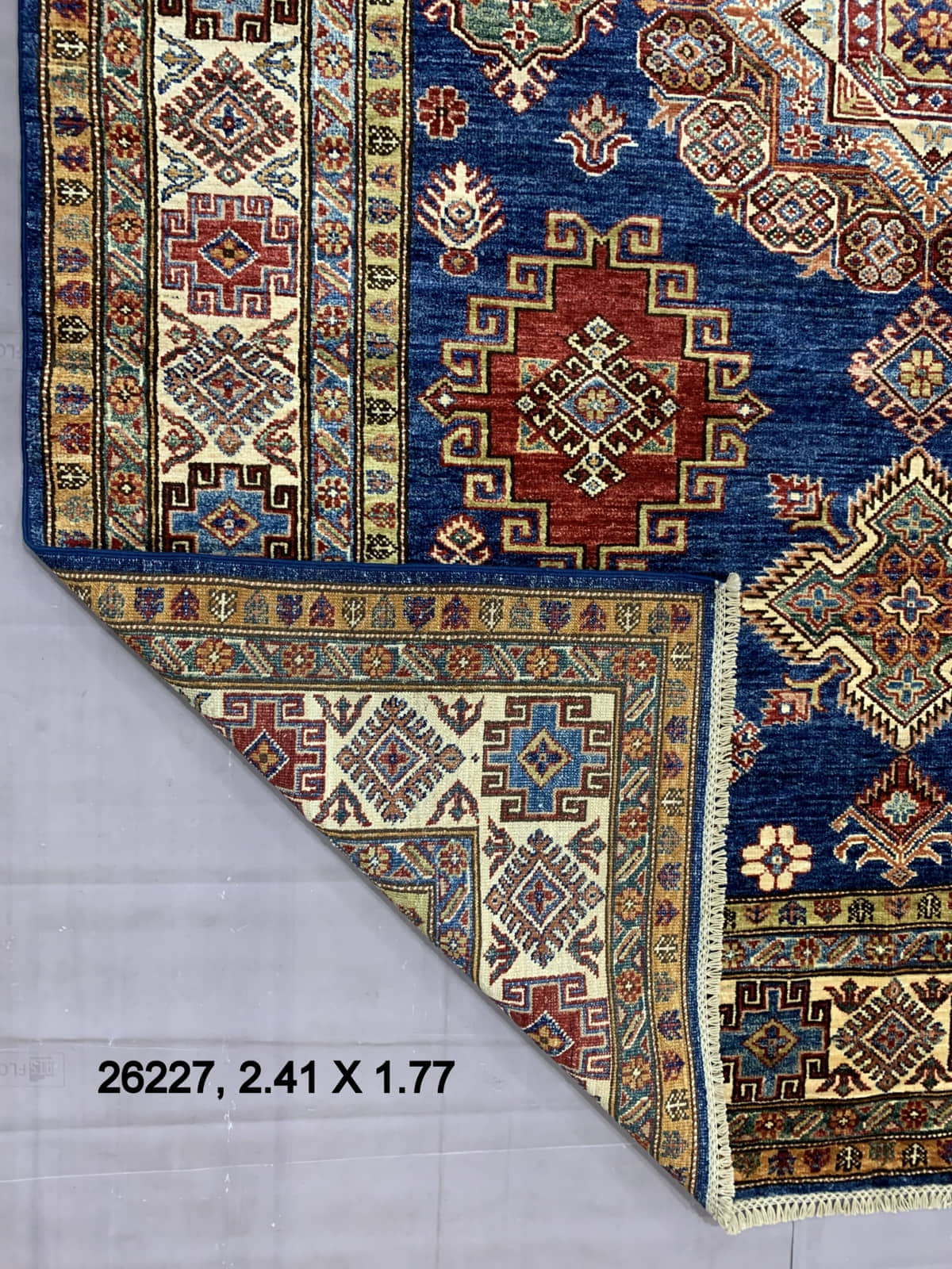New-weave Chechen kazak 241x177cm | Rug#26227 (APA)