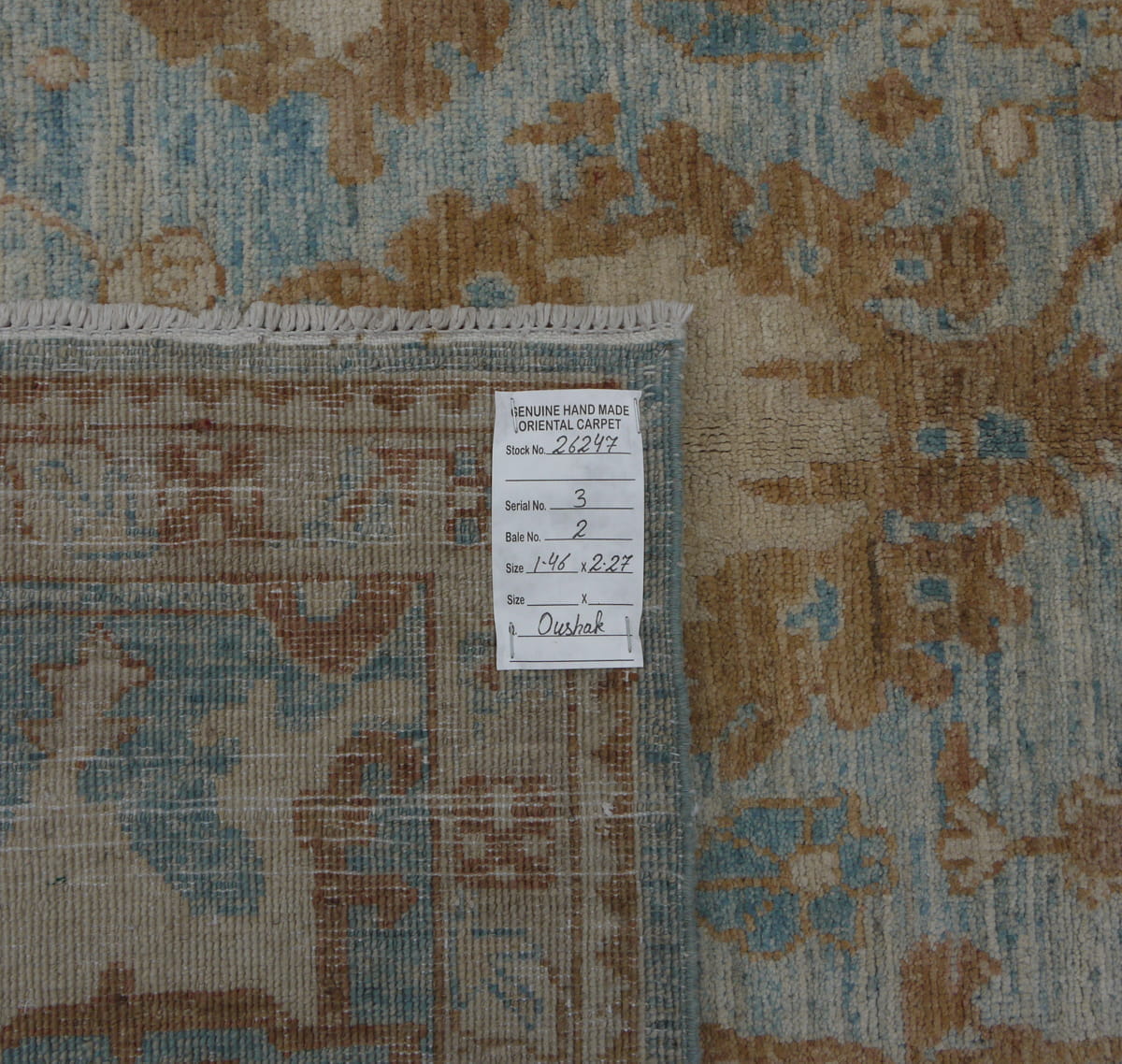 Oushak Design Inspired 227x146cm | Rug# 26247