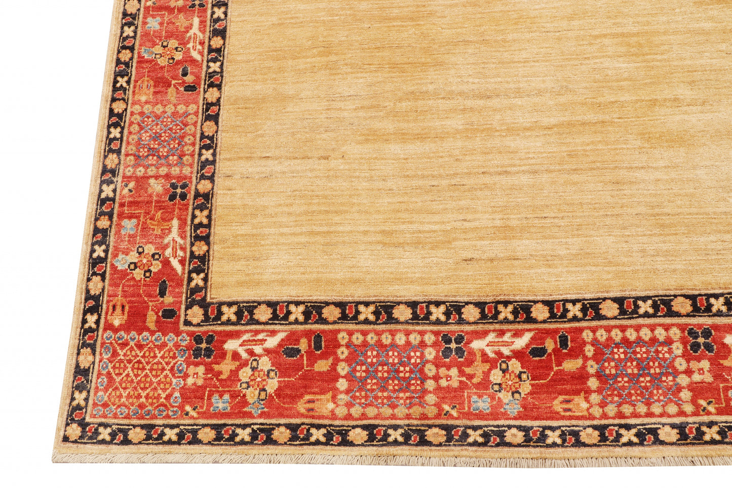 Afghan Turkaman weave, 19th Century Ziegler design 199x145cm | Rug# 26282