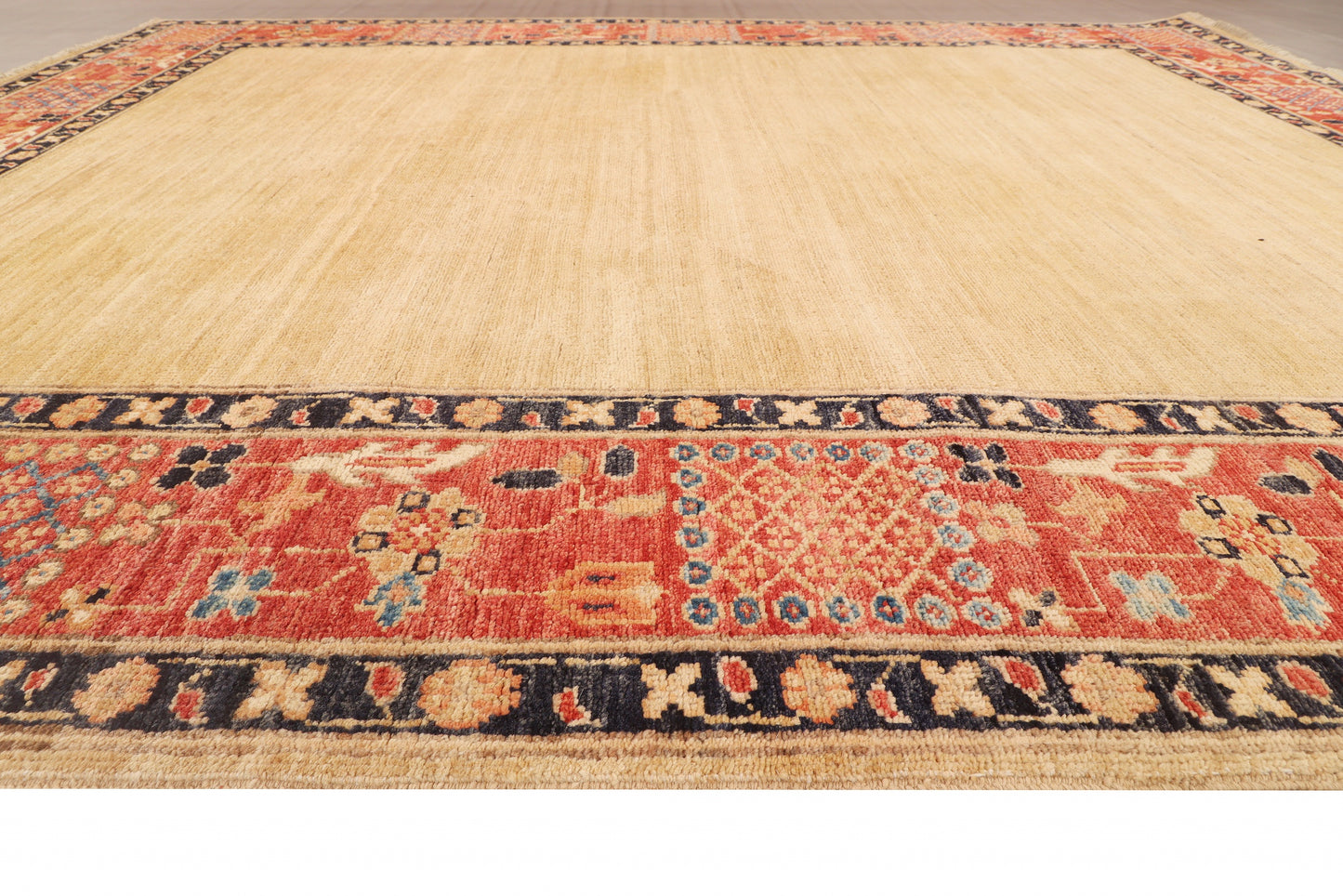 Afghan Turkaman weave, 19th Century Ziegler design 199x145cm | Rug# 26282