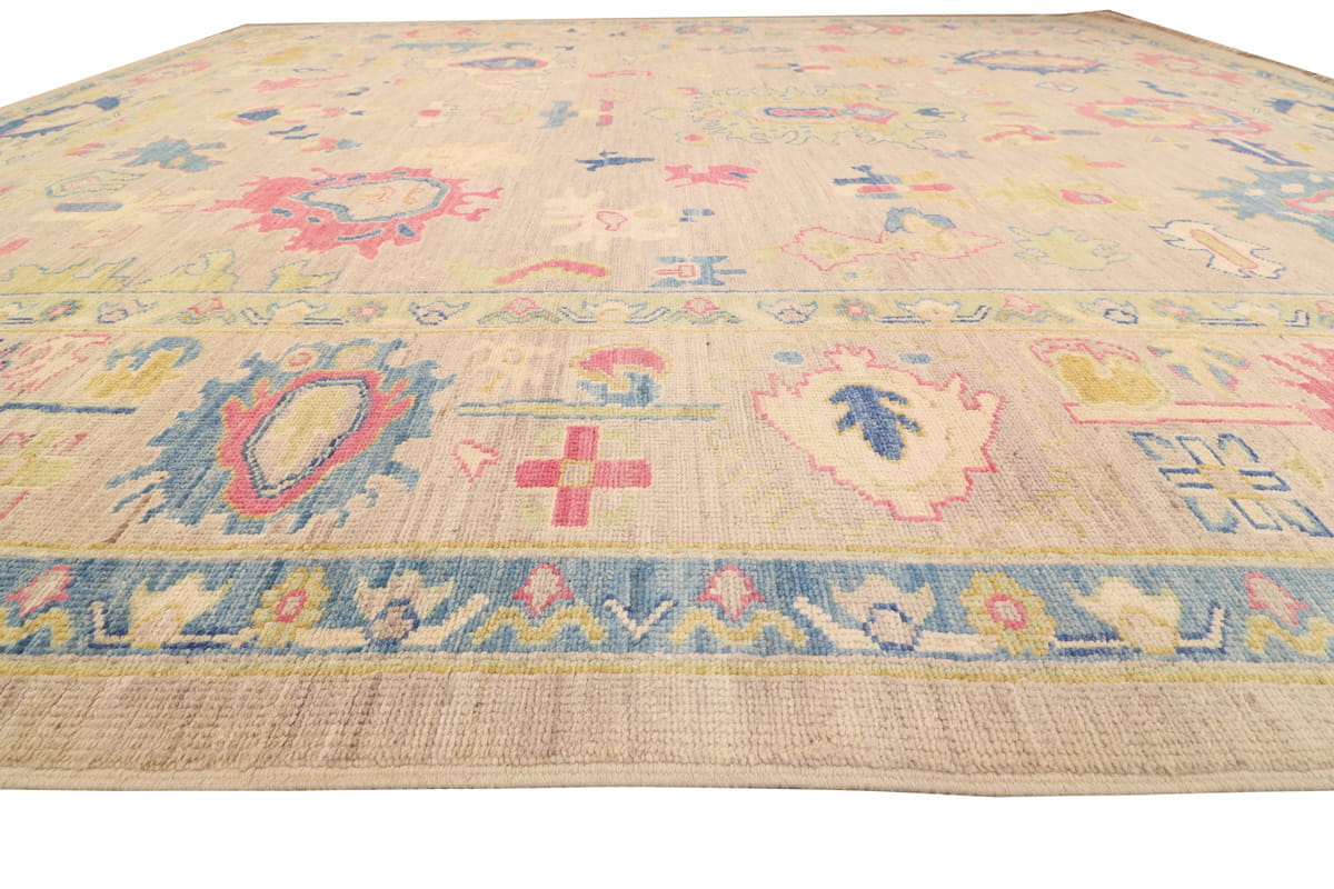 Oushak Designer Rug 299x250cm | Rug# 26289