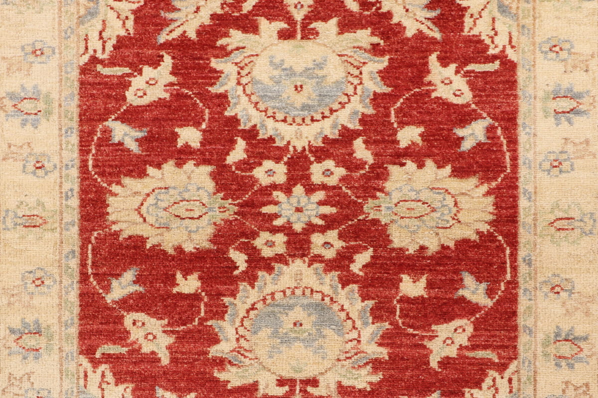 Afghan Turkaman Runner in 19th century Mogul-Ziegler design 295x81cm | Rug# 26319