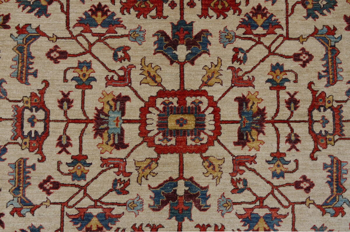 Afghan Turkaman weave, 19th century Sultanabad design 303x238cm | Rug# 26346