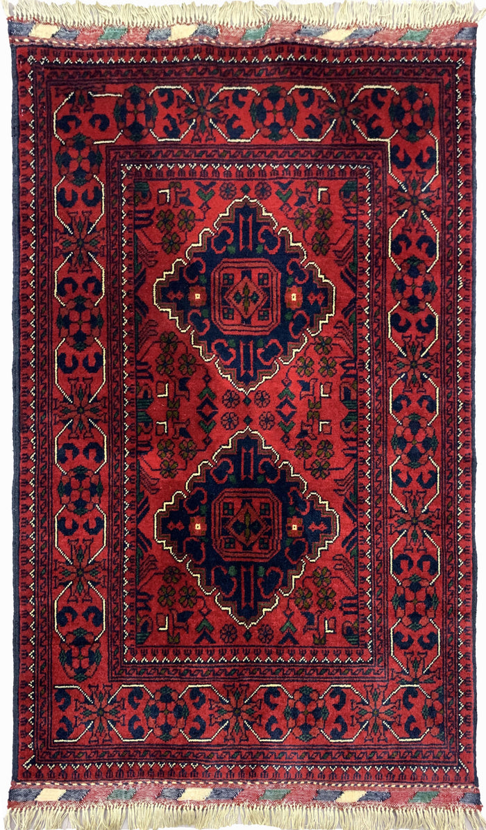 Afghan Ersari Turkaman Prayer size rug 117x82cm | Rug# 26396