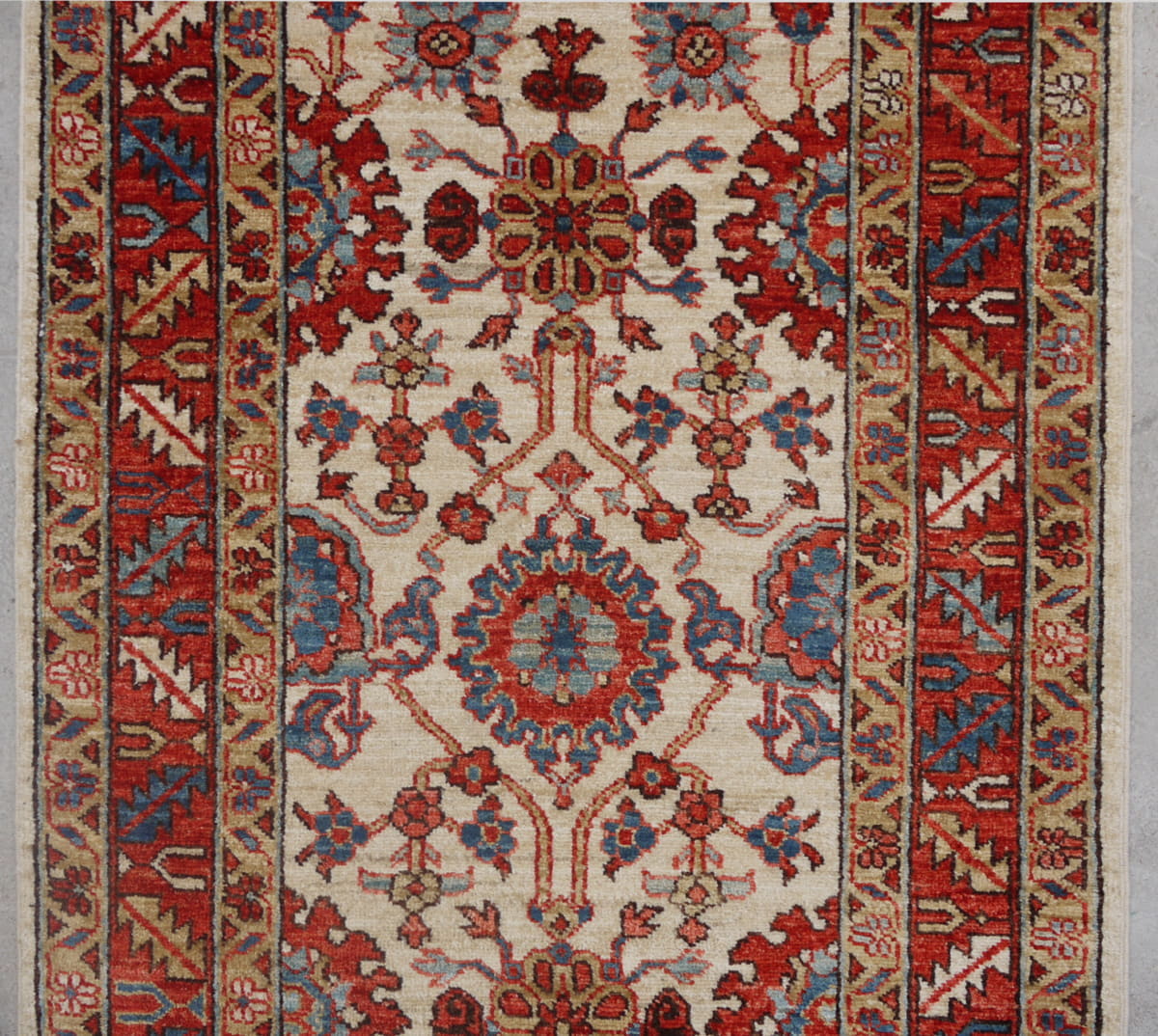 Hand knotted Afghan Turkaman Hall-Runner 511x80cm | Rug# 26521
