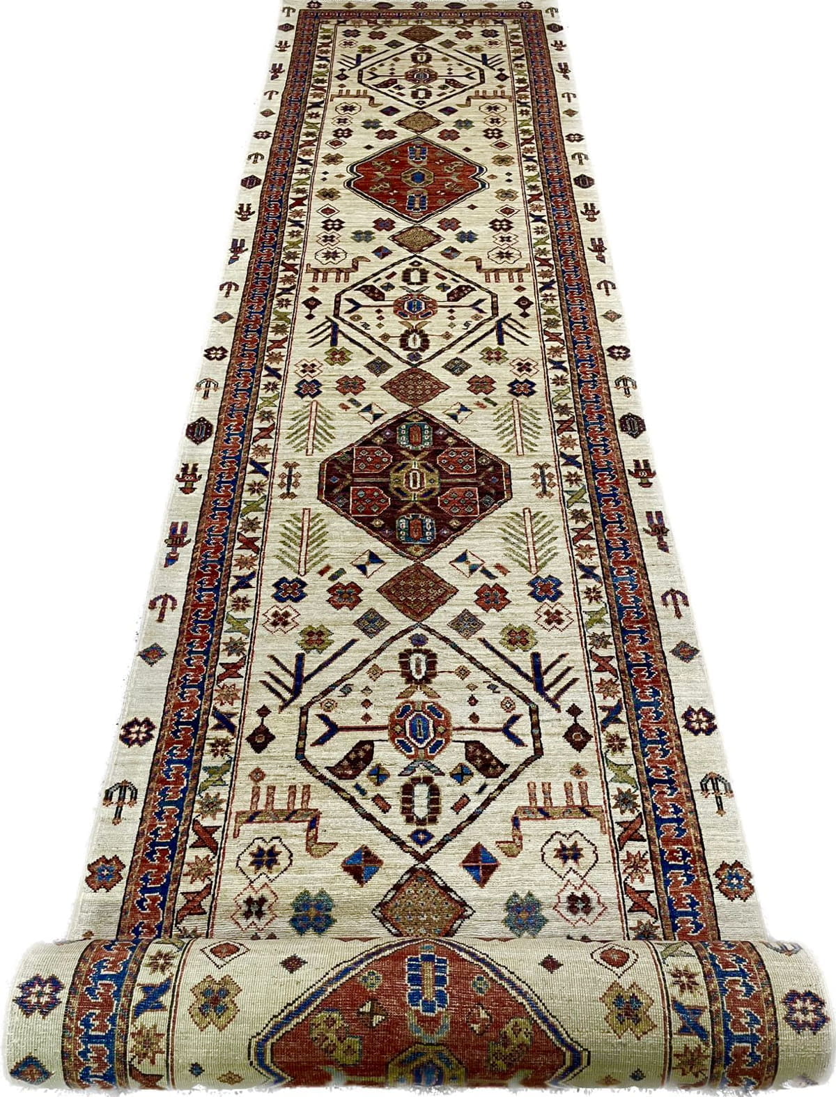 Afghan Turkaman Runner 697x102cm