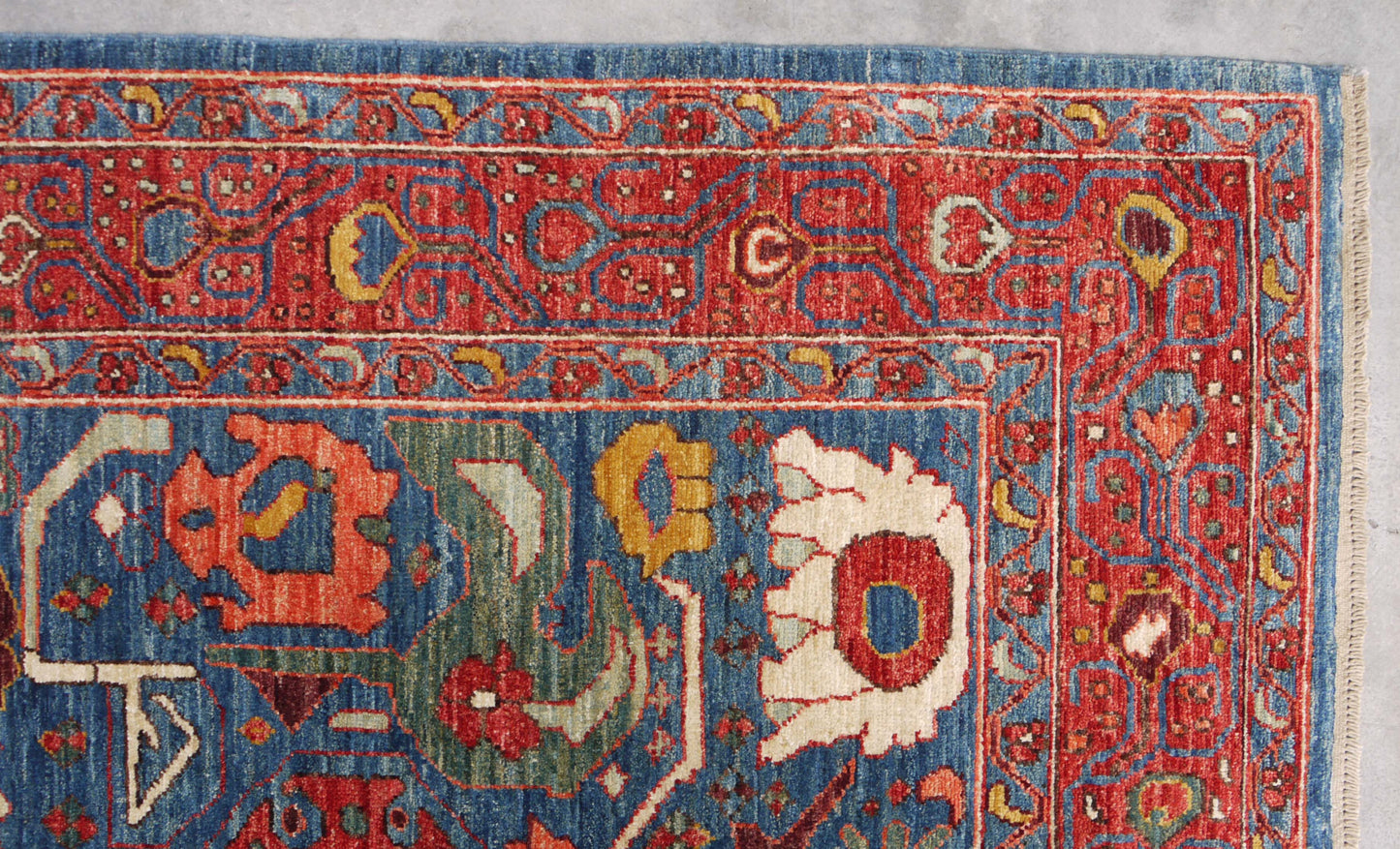 Afghan Turkaman weave, 19th century Azeri design 285x137cm | Rug# 26608