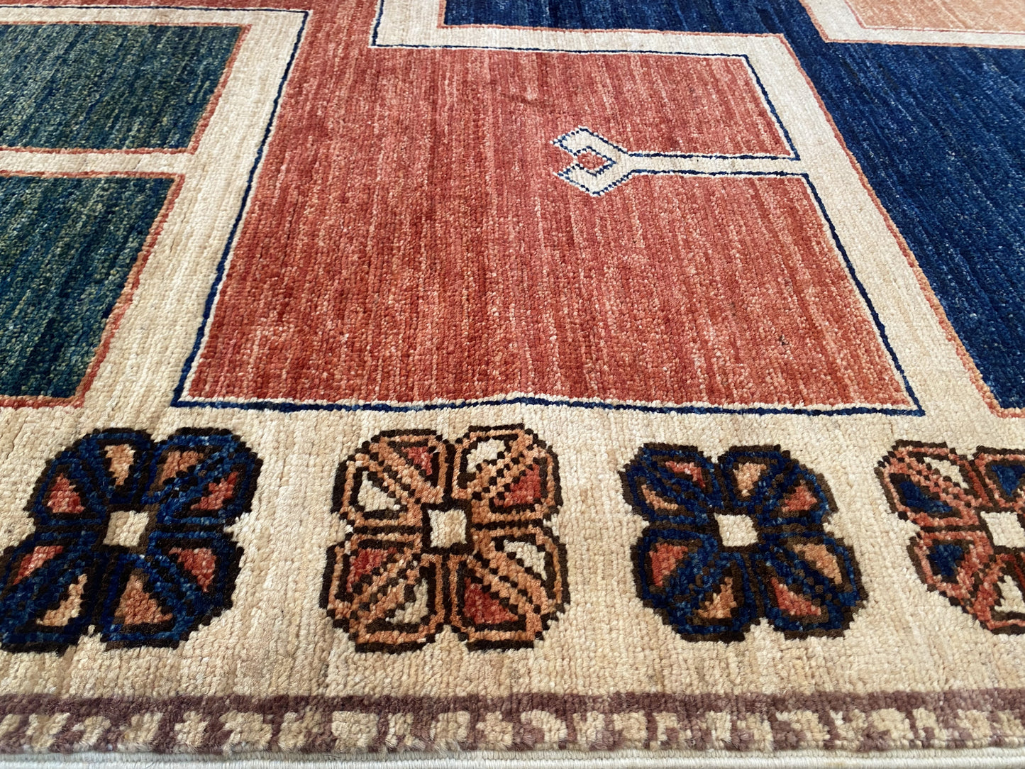 Afghan Turkaman weave, Anatolian Saff carpet, 183x125cm | Rug# 26654
