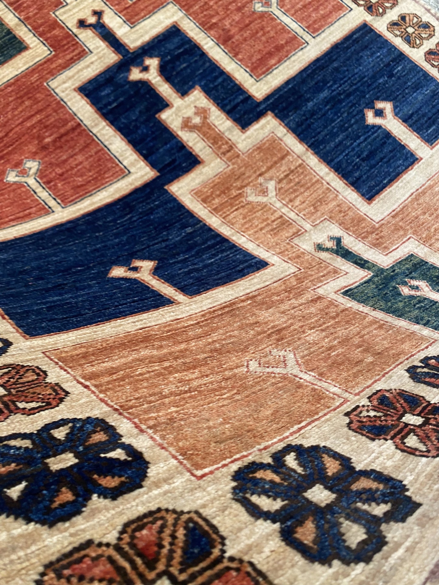 Afghan Turkaman weave, Anatolian Saff carpet, 183x125cm | Rug# 26654