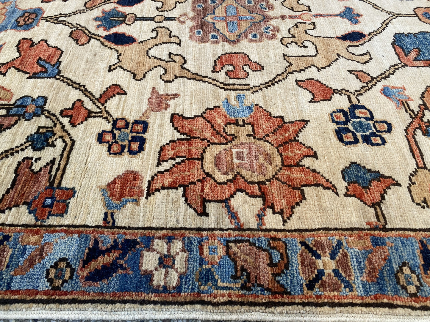 Afghan Turkaman weave, Caucasian design 148x89cm | Rug# 26659