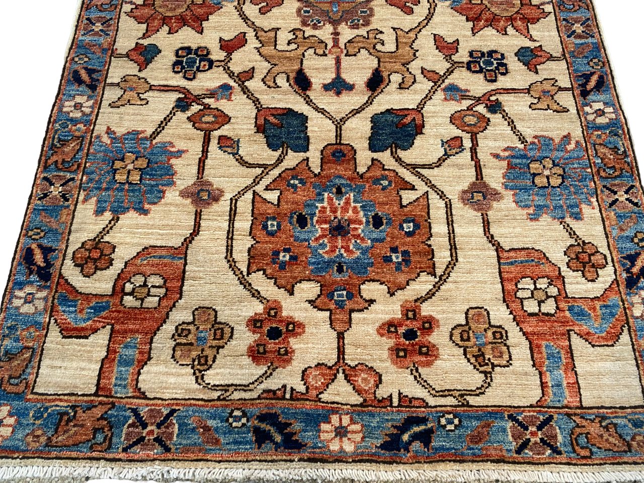 Afghan Turkaman weave, Caucasian design 148x89cm | Rug# 26659