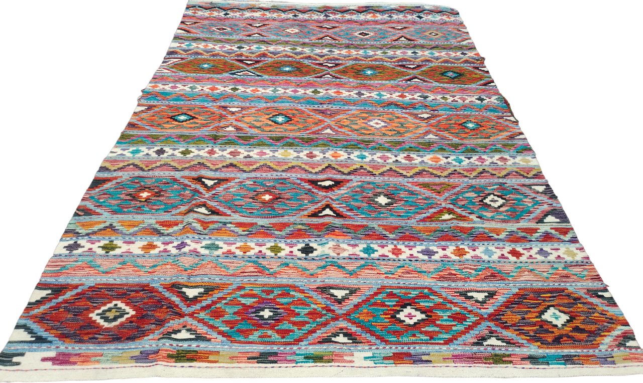 Modern Afghan Kilim 306x204cm