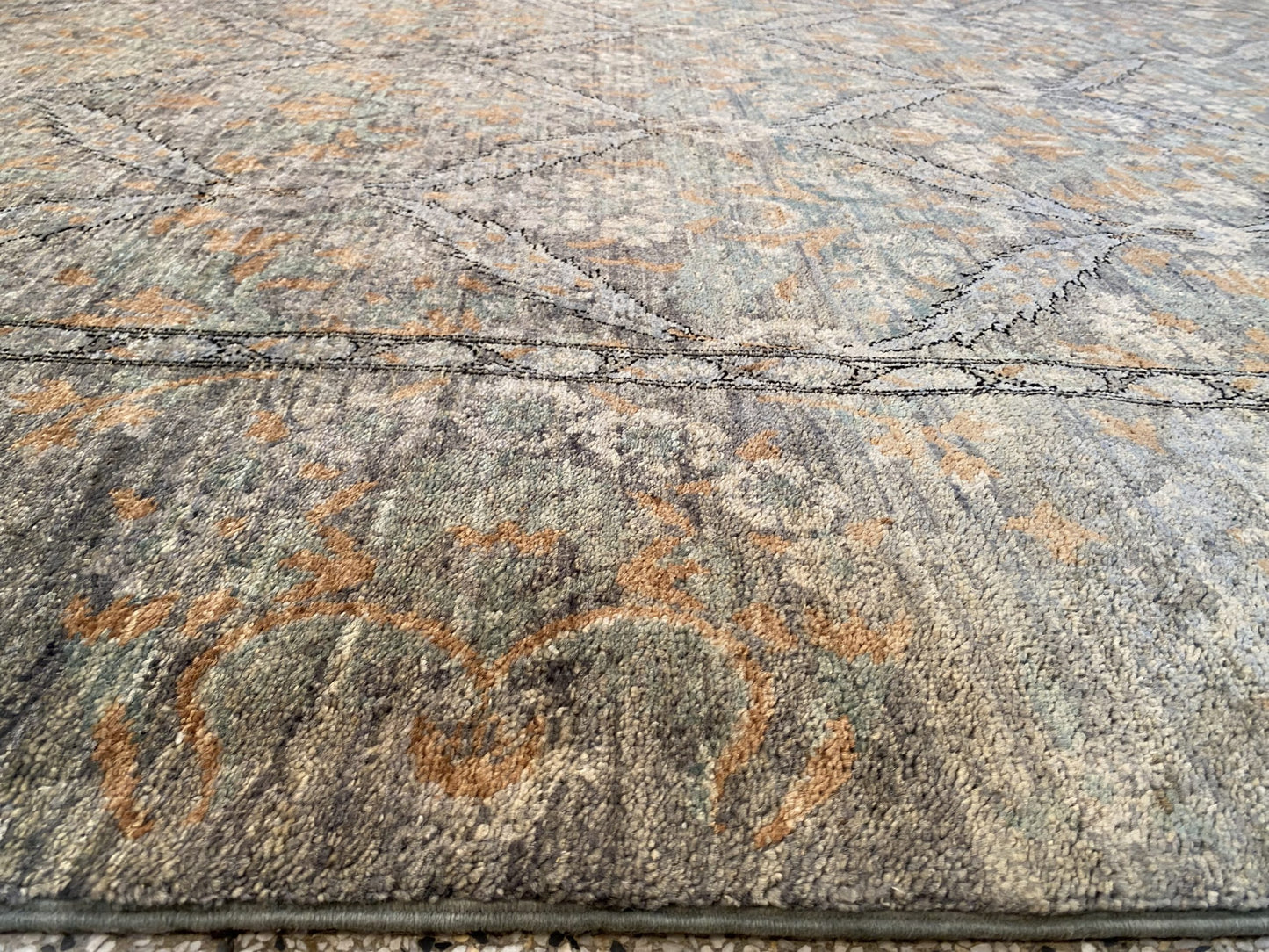 Turkaman weave carpet in 16th century Safavid design, 278x181cm | Rug# 26795
