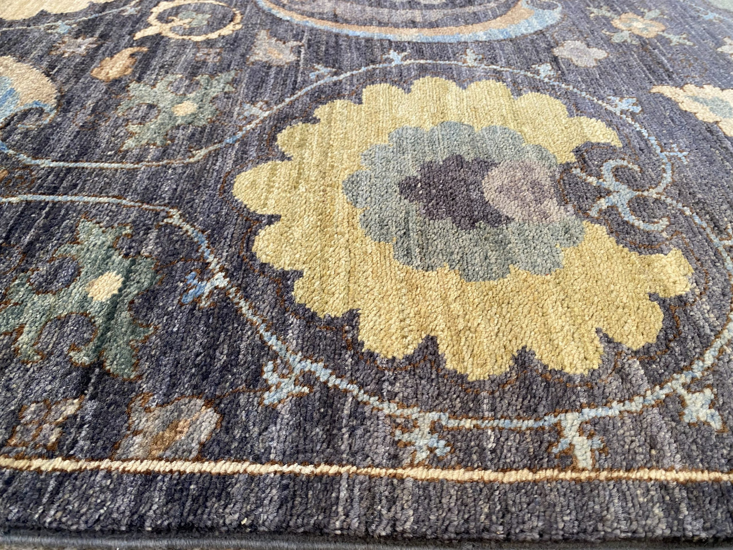 Turkaman weave Central Asia Suzani Design Hall runner, Afghanistan, 507x82cm | Rug# 26886