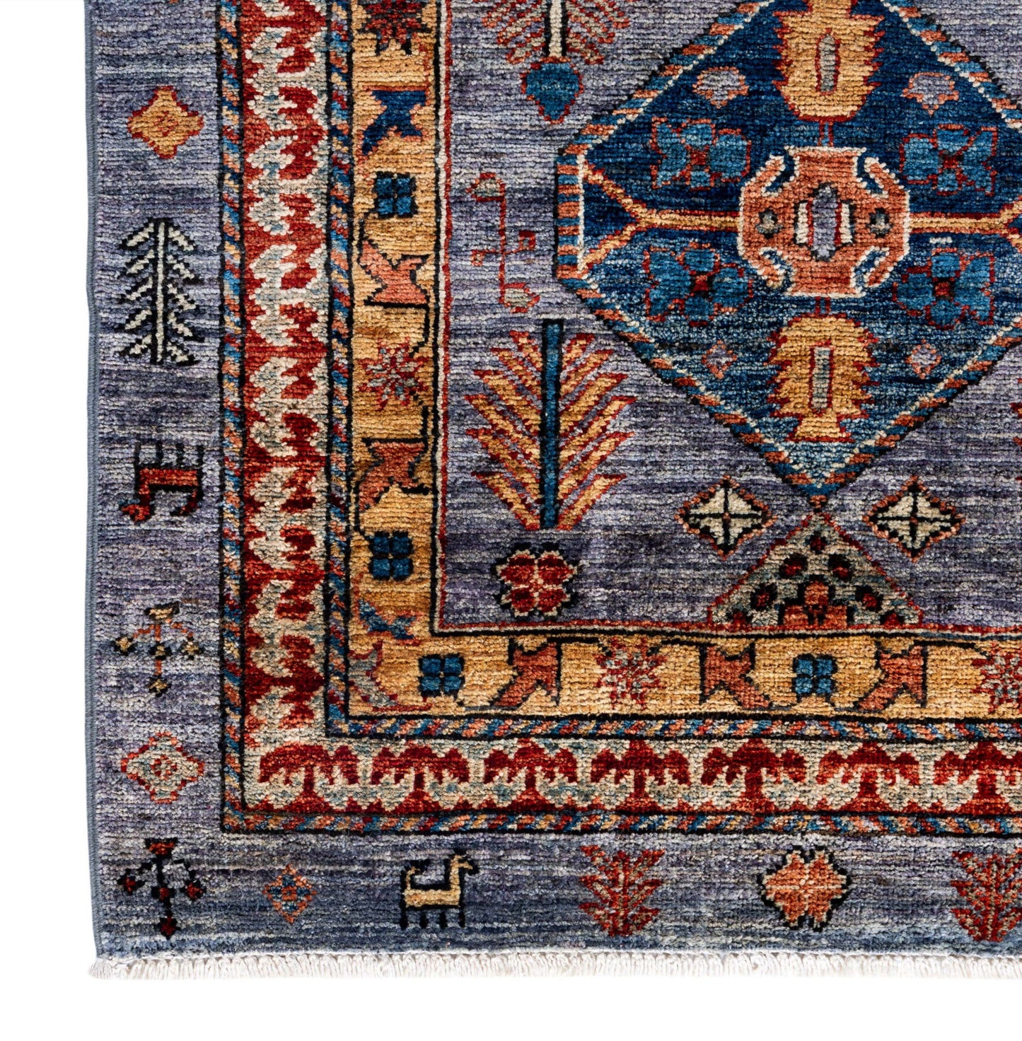 Afghan Turkaman weave, 19th-Century Heriz inspired 493x84cm | Rug# 26890
