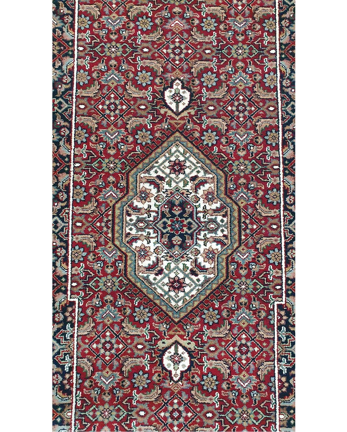 Superfine Amritsar-Bijar Runner 345x83cm | Rug# 30271
